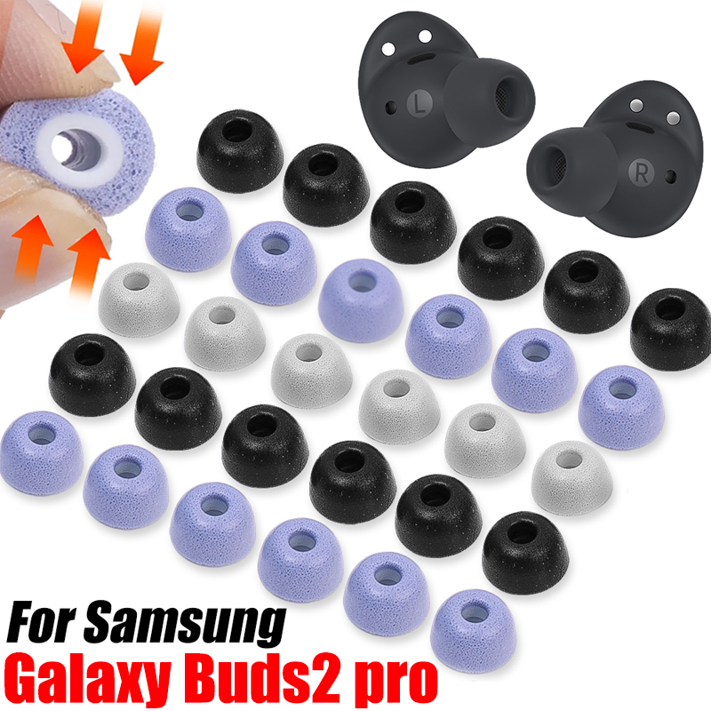 Earphone Foam Tip - 1-3คู่เมมโมรี่โฟมหูฟังสำหรับซัมซุงกาแล็คซี่บัด2Pro เมมโมรี่โฟมหูฟังอะไหล่แยกเสียงรบกวนสำหรับซัมซุง