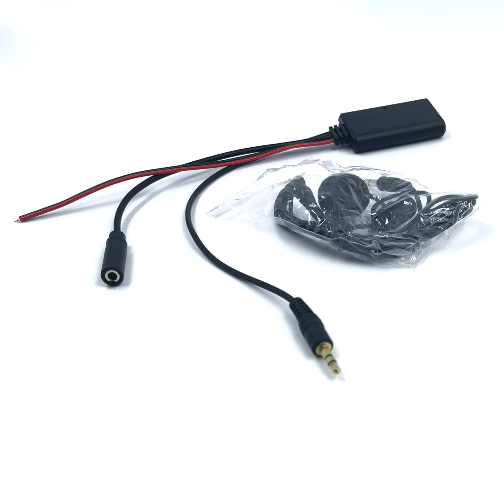 Cable Extension 3.5 - สายอะแดปเตอร์บลูทูธ AUX สำหรับวิทยุติดรถยนต์ Biurlink พร้อมไมโครโฟน สายต่อขยายระบบเสียงรถยนต์