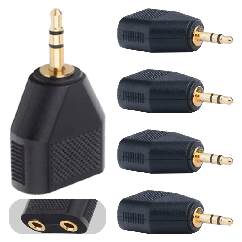 Audio Splitter Y - 2/4/8 ชิ้น 3.5 มิลลิเมตรสเตอริโอหญิงแจ็คชายปลั๊ก Y -