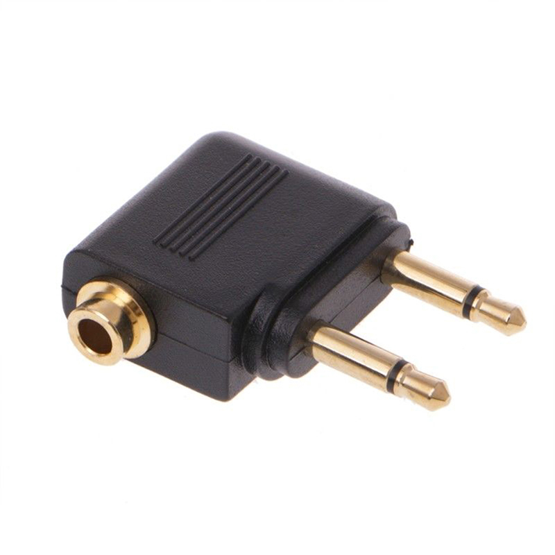 1 PC ทองชุบนิกเกิล Air Plane 3 - Earphone Splitter Jack บทวิจารณ์และราคา