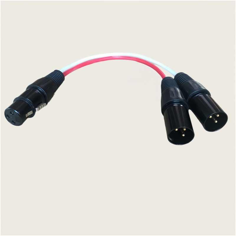 ตัวแยกสัญญาณเสียง XLR แบบ Y (4 - Audio Splitter Y บทวิจารณ์และราคา