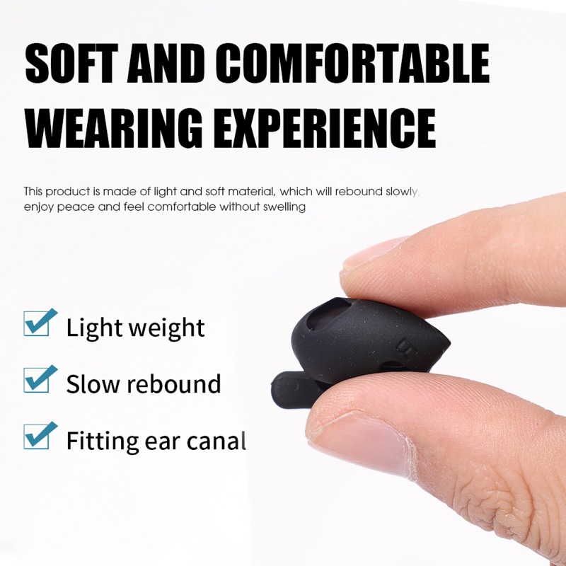 1-10 คู่ หูเกี่ยวซิลิโคนสำรองส - Silicone Ear Tip Replacement บทวิจารณ์และราคา