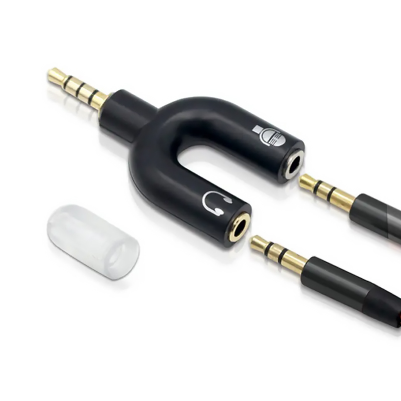 3.5 มม.หูฟัง splitter อะแดปเตอ - Earphone Splitter Jack บทวิจารณ์และราคา