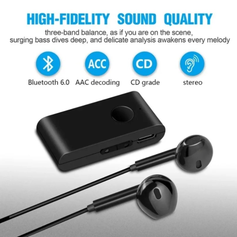 เครื่องรับสัญญาณเสียงบลูทูธ 5. - Bluetooth Adapter Receiver บทวิจารณ์และราคา